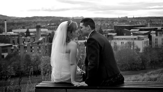 Overlooking the City of Edinburgh
